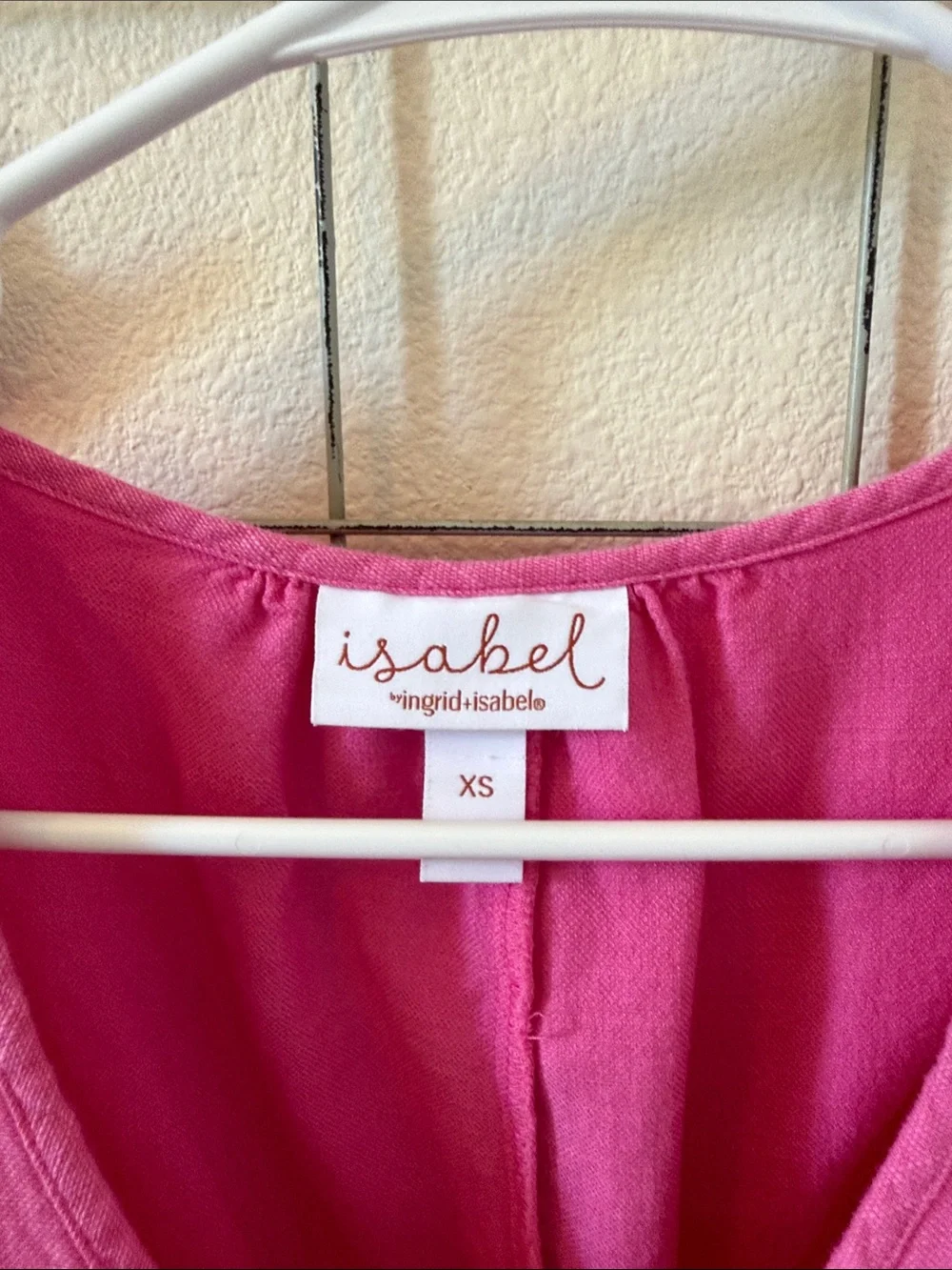 Isabel Maternity by Ingrid & Isabel Bright Pink Scoop Neck Top - Picture 2 of 6
